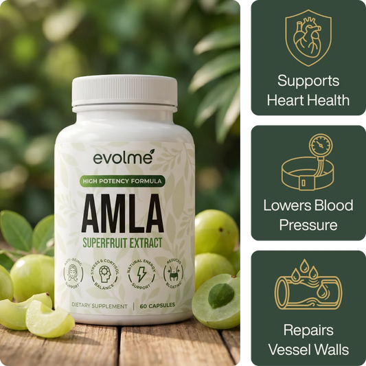 Indian Amla Superfruit Capsules by Evolme