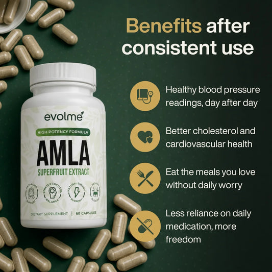 Indian Amla Superfruit Capsules by Evolme